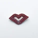 Broszka SERCE SŁÓW - CZERWONA DUŻA