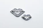 Zestaw broszek SERCE SŁÓW - SREBRNE - obrazek 3