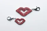 Zestaw zawieszek SERCE SŁÓW - CZERWONE