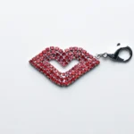 Zawieszka SERCE SŁÓW - CZERWONA DUŻA