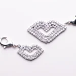 Zestaw zawieszek SERCE SŁÓW - SREBRNE